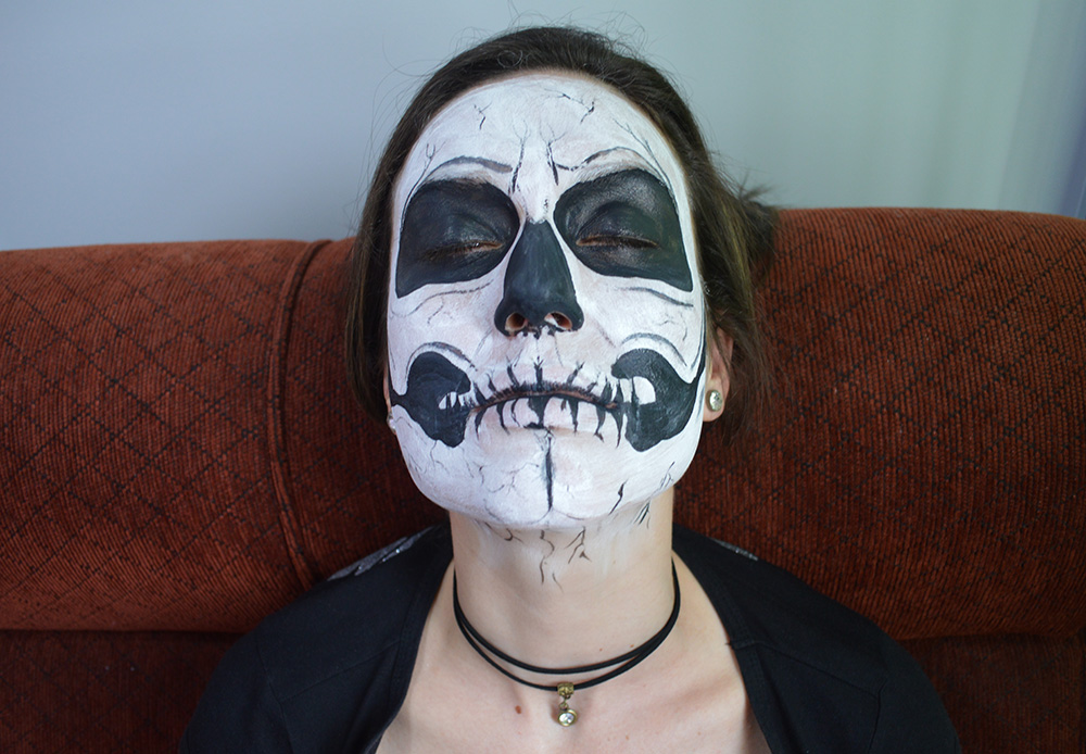 Tutorial de Halloween: Maquiagem de caveira! - Ela Inspira